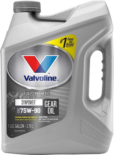 valvoline 75w-90 synthetic gear oil|75w 90 gear oil review.